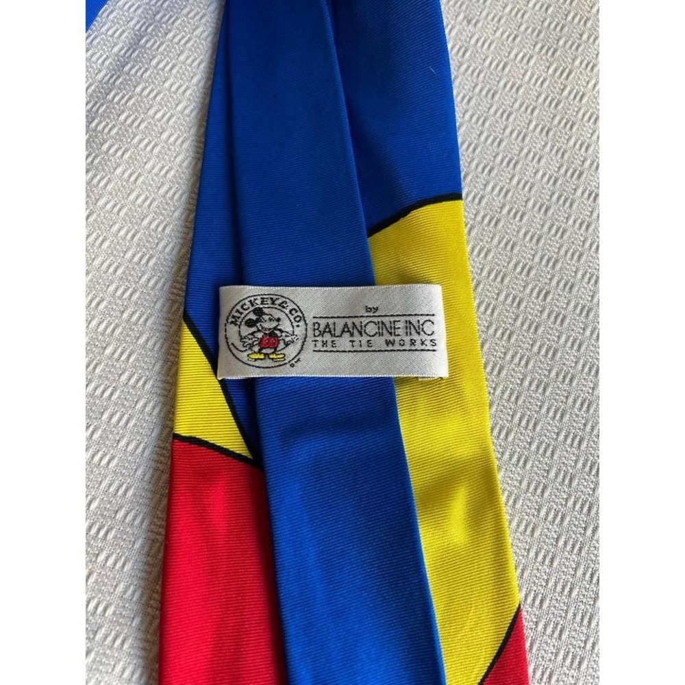 Vintage Mickey & Co Golfing Silk Tie - Picture 2 of 3